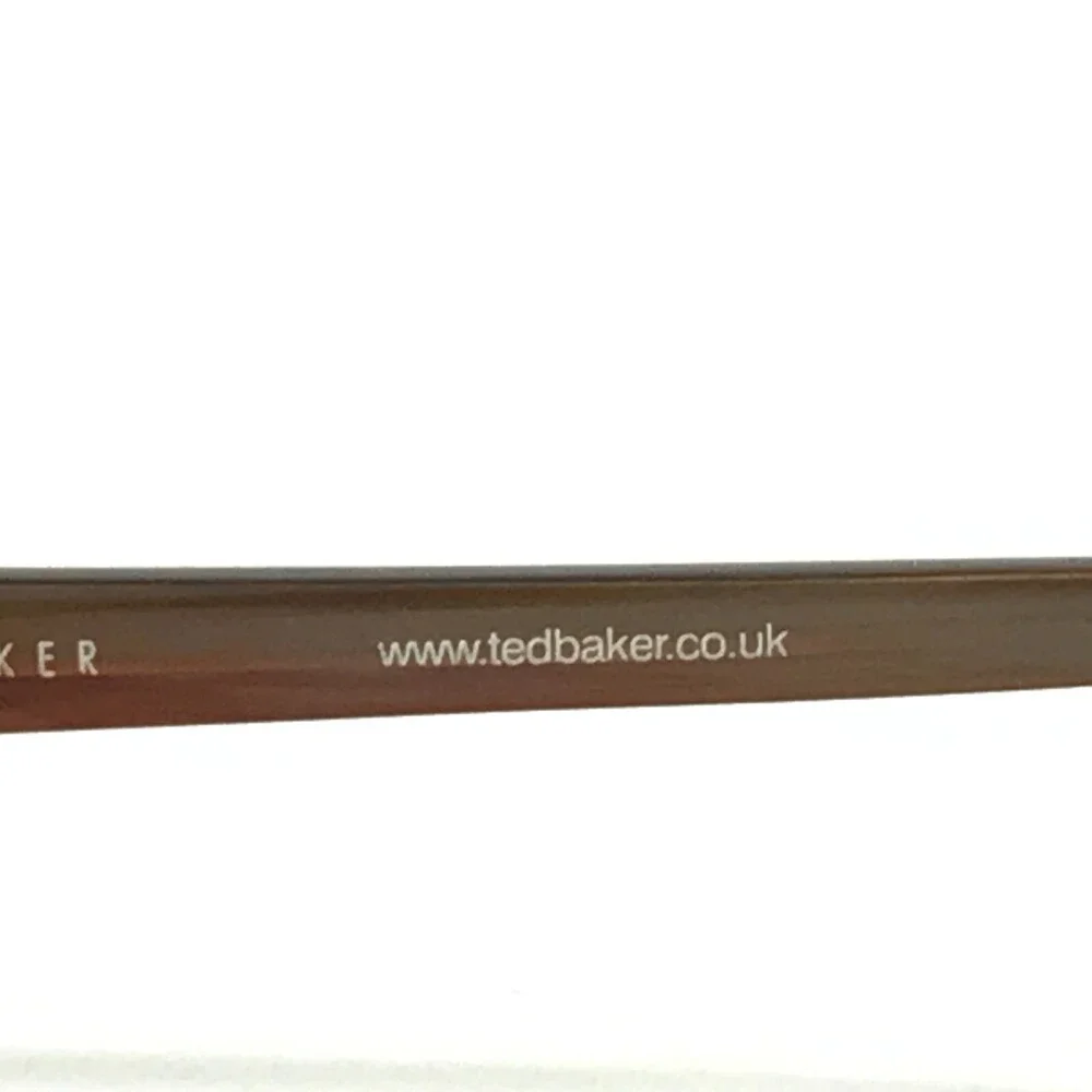 Ted Baker Eyeglasses Frames Liner B804 BRN Brown Rectangular Full Rim 51-17-140